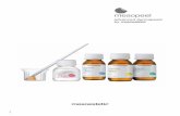 advanced dermapeels by - mesoestetic.ro · A chemical peel is a dermo-cosmetic procedure that consists of provoking accelerated skin regeneration in a controlled manner through application