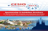Sponsorship & Exhibition Brochure · 6 ˜˚˛˝˙ ˇ˘ ˘ˆ 10–12 une 2013 Centre Convencions Internacional Barcelona Online promotion WEBSItE BannEr Your banner will be posted