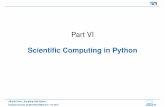 Part VI Scientic Computing in Python - in.tum.de · Part VI Scientic Computing in Python Alfredo Parra : Scripting with Python Compact Course @ Max-PlanckMarch 6 - 10, 2017 63