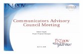 Communicators Communicators Advisory Advisory i t M l CiC ... Communicators Communicators Advisory Advisory