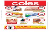 SAVE - territorystories.nt.gov.au fileSAVE $ SAVE $ $4 ea Terms and conditions: Coles SAVE8c per litre. GENTLE Sorbent extro thick WHITE VALUE PACK Swisse CHLOROPHYLL DETOX HEALTH