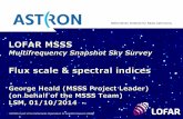 20141001 lsm msss - ASTRON George Heald / LSM / 01-10-2014! Now submitted to publication committee! !! MSSS team members providing last comments and adjustments !! Should be seen in