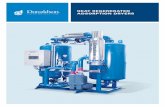 Heat Regenerated Adsorption Dryers - donaldson.com · Clean Adsorption Drying The Importance of dry and clean Compressed Air In nearly all areas of the industry compressed air is