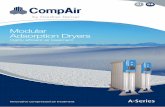 Modular Adsorption Dryers - induchemgroup.com · modern design, CompAir provides an extremely compact and reliable system to totally dry and clean compressed air. At the heart of