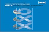 Construction and ordering manual - idg-gmbh.com performance seals.pdf · High-performance seals in compliance with international standards and IDG constructions Construction and ordering