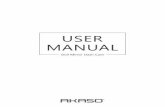DL9 User Manual - akaso.net · ① Insert the car charger with cable into your car’s cigarette lighter socket. ② Insert the USB end of the cable of car charger into the dash cam