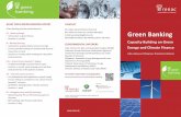 Flyer Green banking - renac.de · What is Green BankinG ? “Green Banking – Capacity Building on Green Energy and Climate Finance” is a three-year programme of the Renewables