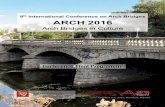 Conference Final Programme - arch16.pwr.edu.pl · 8th International Conference on Arch Bridges ARCH 2016 Arch Bridges in Culture Conference Final Programme 8th International Conference