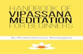HANDBOOK OF VIPASsana eiaion for beginners filefields including the bare awareness of the Four Foundations of Mindfulness (mindfulness of body, feelings, thoughts and ideas), as it