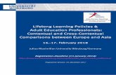 Lifelong Learning Policies & Adult Education Professionals ...cradall.org/sites/default/files/Conference Programme (9 January).pdf · Prof. Sumalee Sungsri, Sukhothai Thammathirat