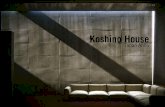 Koshino House - جامعة نزوى fileIn the Koshino House, Tadao Ando arranged the two organic concrete boxes in parallel so as to avoid the scatterred trees around them, and also