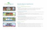 Unit Descriptions - DreamBox Learning · GRADE 1 UNITS CONTINUED Comparisons & Ordering • Identify More & Less Up to 100. Students compare sets of 1 to 100 objects and identify