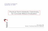 Practical Semi-Adiabatic Calorimetry for Concrete Mixture ... · 2 Holcim (US) Inc. Cost Definitions calorimetry cal·o·rim·e·try (kāl'ə-rĭm'ĭ-trē) n. – Measurement of the