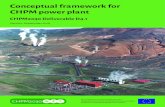Conceptual framework for CHPM power plant · Conceptual framework for CHPM power plant. CHPM2030 Deliverable D. 4. 1 . Version: September 2018. This project has received funding from