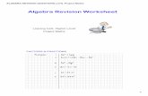 ALGEBRA REVISION QUESTIONS LCHL Project Mathscolaistebride.weebly.com/.../10716199/algebra_revision_worksheet_lchl.pdf · ALGEBRA REVISION QUESTIONS LCHL Project Maths 1 Algebra Revision