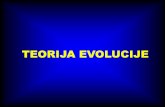 TEORIJA EVOLUCIJE - biologija.vet.bg.ac.rsbiologija.vet.bg.ac.rs/Katedra/Zoologija/(13)EVOLUCIJA1.pdf · Hipoteza po kojoj su tokom evolucije molekuli RNK prethodili DNK i proteinima