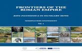 FRonTiERS oF THE RoMan EMpiRE - danube-limes.eu · Frontiers of the Roman Empire – Ripa Pannonica in Hungary (RPH) Nomination statement preface The era of the Roman Empire was a