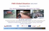 FMD Global Situation WRLFMD December 2011 - maff.go.jp · • FMDV is a small RNA virus in the family Picornaviridae. Institute for Animal Health. FMDV • FMDV is a small RNA virus