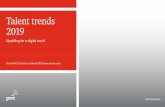 Talent trends 2019 - pwc.com A delicate balance Top executives increasingly worry about the impact that