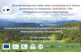Strengthening non-state actor involvement in forest ... · GENTING . BELUM ]tljpltomp 10 DUId11 Bdndino . MY forest MY forest, MY wildlife, MY responsibility myforestwatch.com.my