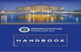 AW เล่ม 1 23861 - Mahidolop.mahidol.ac.th/orir/info_pr/StudentHandbook.pdf · Tram Services Miscellaneous Introduction to Mahidol University Life at Mahidol University Facilities
