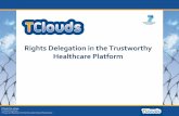 Rights Delegation in the Trustworthy Healthcare Platform · - Consumer must be online. AS = Authorization Server IP = Identity Provider RS = Resource Server = Owner Grant = Refresh