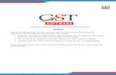 TRANS-3 - SAG Infotech · Once the details are submitted in Form GST TRAN-3, the details cannot be modified. 3. Transition Form GST TRAN-3 has to be filed by you within 60 days of