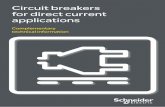 Circuit breakers for direct current applications · in the same way as for alternating current. In direct current, the same thermal tripping curves are obtained as in alternating