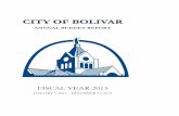 CITY OF BOLIVAR - TownNewsbloximages.chicago2.vip.townnews.com/bolivarmonews.com/content/tncms/... · “Salus populi suprema lex esto…” Preface The Mayor, Aldermen and Administration
