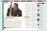 issue 31 MMusicMaG.coM issue 31 MMusicMaG fileissue 31 MMusicMaG.coM issue 31 MMusicMaG.coM By the early 1970s GeorGe Benson was quickly gaining recognition as a young hotshot guitarist