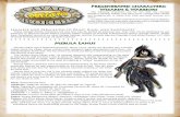 Pregenerated characters: Wizards & Warriors - peginc.com · Pregenerated characters: Wizards & Warriors. The following characters are for use with any . Savage . Worlds™ fantasy