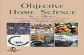 Objective Home Science - scientificpub.com · Department of Family Resource Management at the Maharana Pratap University of Agriculture and Technology, Udaipur, Her research interests