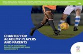 CHARTER FOR ACADEMY PLAYERS AND PARENTS - efl.com · efl youth development players’ and parents’ guide season 2018/19 charter for academy players and parents contacts • contents