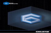 Real-Time Media Compositing Christie Pandoras Box · 4 Real-Time Media Compositing Christie Pandoras Box Server Creative. Scalable. Reliable. Christie Pandoras Box Server is the flagship