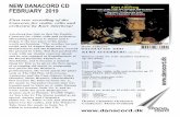 NEW DANACORD CD FEBRUARY 2019 - sterlingmusic.se · Androcles and the Lion (Shaw), Fedra (Racine), Sister Beatrice (Maeterlinck) that became the beloved Suite No. 3., the music to