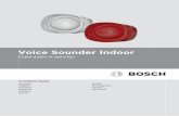 Voice Sounder Indoor - resource.boschsecurity.comresource.boschsecurity.com/documents/FNM_420V_Installation_Manual_deDE... · Voice Sounder Indoor FNM-420V-A-WH/RD Installation Guide