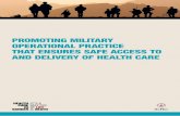Promoting military operational practice that ensures safe ...healthcareindanger.org/wp-content/uploads/2015/09/icrc-002-4208... · promoting military operational practice that ensures