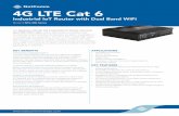 4G LTE Cat 6 - support.netcommwireless.com · 4G LTE Cat 6 Industrial IoT Router with Dual Band WiFi Model # NTC-400 Series KEY BENEFITS IMPROVED CONNECTIVITY The NTC-400 supports