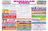 MAMBALAMmambalamtimes.in/admin/pdf/1505558859.17.09.2017.pdf · Building, 23, Dr. Ambedkar Road, Dr. Subbaraya Nagar, Kodambakkam, Ph: 4557 6634, 99625 85634), a restaurant that serves