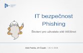 IT bezpečnost - Phishing - download.zcu.czdownload.zcu.cz/public/Prezentace/seminare_CIV_2018/Skoleni_ZCU... · Zbraň (bomba vs. email se závadnou přílohou nebo odkazem) Teroristický
