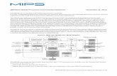 MIPS32® M5100 Processor Core Family Datasheet December 31 ...€¦ · 4 MIPS32® M5100 Processor Core Family Datasheet, Revision 01.00 • Injection of random pipeline slips controlled