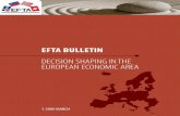 EFTA BULLETIN · The left pillar shows the EFTA States and their institutions, while the right pillar shows the EU side. The joint EEA bodies are in the middle. 2182-BULLETIN-2009-07:1897-THIS-IS-EFTA-24