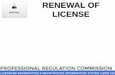 RENEWAL OF LICENSE - db87d1rba9vnx.cloudfront.net by Step Renewal of License... · 3. If you are using this for the first time, click on the REGISTER tab and fill out the form. You