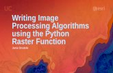Writing Image Processing Algorithms using the Python ...proceedings.esri.com/library/userconf/proc17/tech-workshops/tw_447-391.pdf · Writing Image Processing Algorithms using the