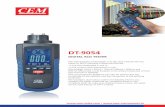 DIGITAL RCD TESTER - CEM Instruments · CEM / DT-9054 DIGITAL RCD TESTER The main function of the tester is to test and measure the trip values of RDDS (Residual Differential Devices):