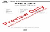 YOUNG BAND sleigh ride - Stanton's · : Our band and orchestra music is now being collated by an automatic high-speed sleigh ride lerOy andersOn arranged by Michael sTOry (ascap)