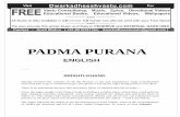 PADMA PURANA - dwarkadheeshvastu.com · PADMA PURANA SRISHTI-KHAND Having revealed the contents of all the Puranas to his son Ugrashrava, Sage Lomaharshan instructed him to go to