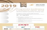 Programska konferenca Conference ZKOS 2019 · Zunanje izvajanje poslovnih procesov za kabelske operaterje, Andrej Boštjančič, Softnet d.o.o. Predstavitev Geoportala in eANALITIK,