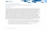 IDC MaturityScape: Hybrid Cloud Management enterprise-strength hybrid cloud   management