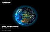 Model Risk Assessment - Deloitte · Model risk assessment underpins and supports a robust model risk governance What is the main purpose of model risk assessment? Ability to provide